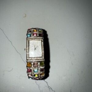 Multicolor Gemstone Women's Watch